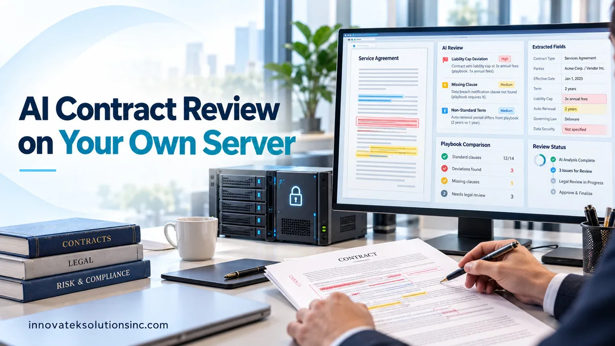 AI Contract Review on Your Own Server