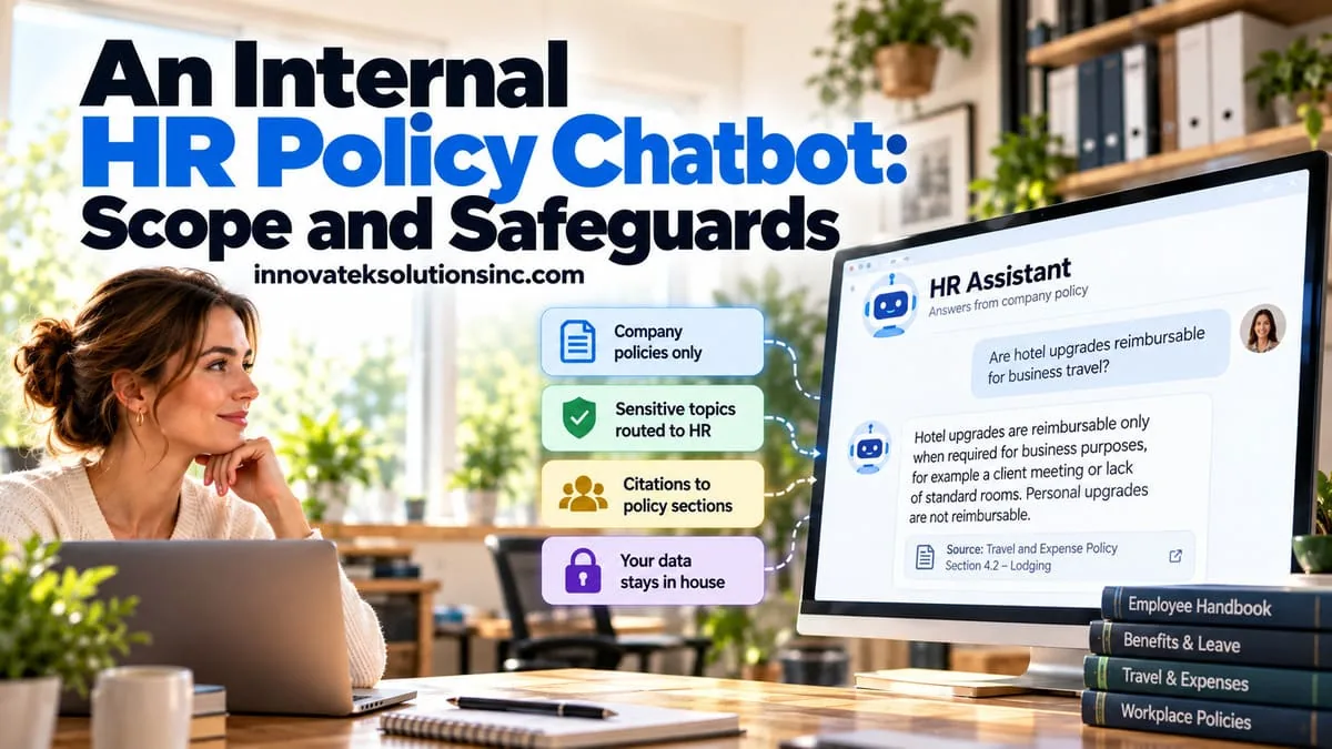 An Internal HR Policy Chatbot: Scope and Safeguards