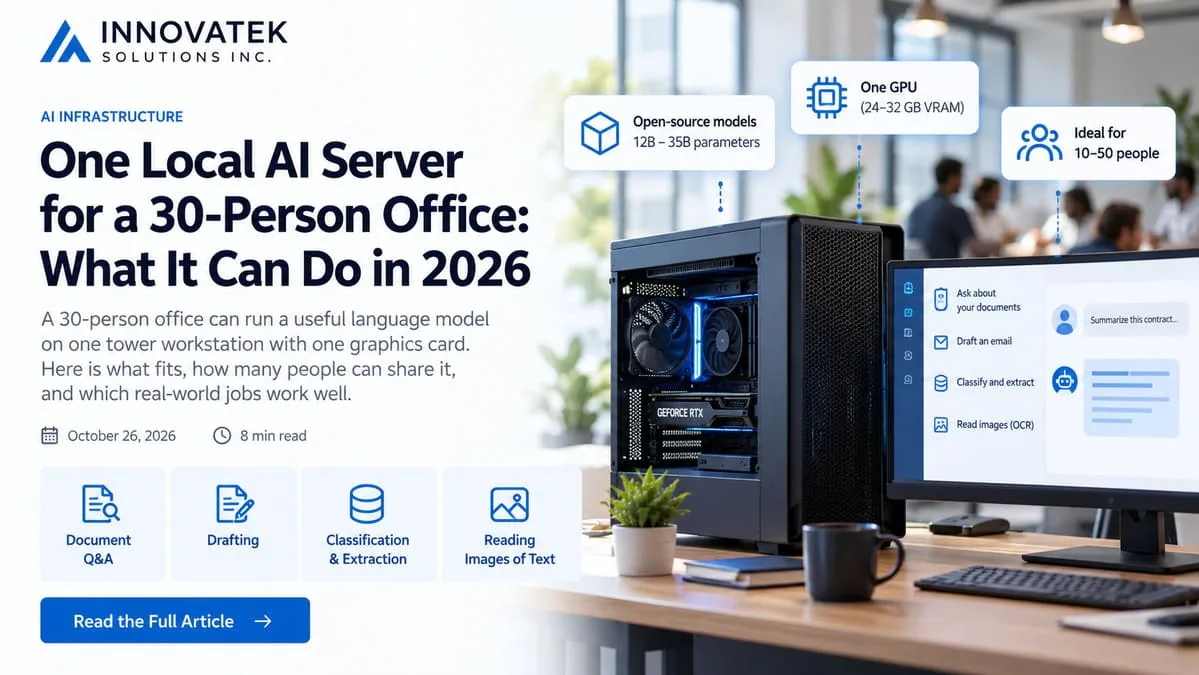 On-Premise AI for Small Business: What Is Realistic