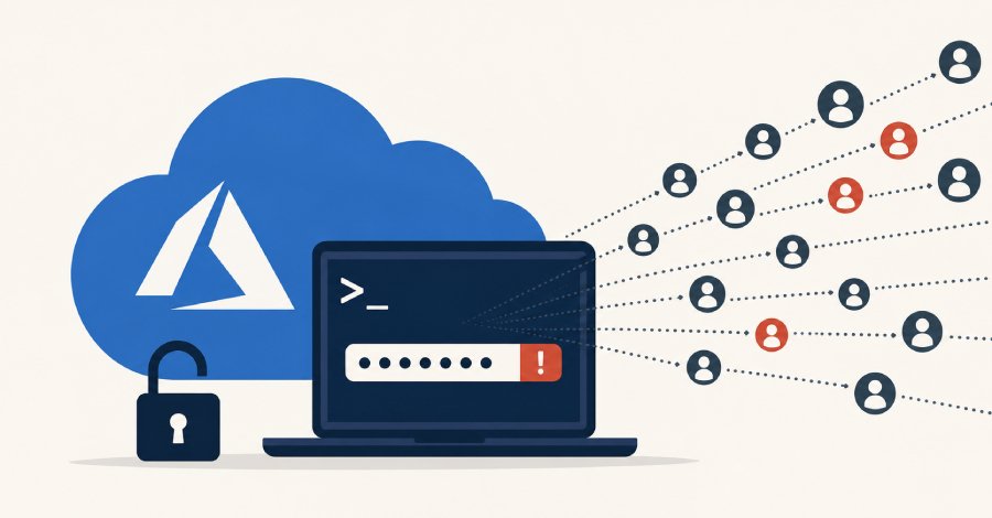 Massive Azure CLI Password Spray Attack Compromises 78 Accounts Across 64 Organizations
